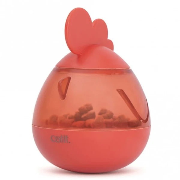 Pixi Treat Dispenser - Rooster Red