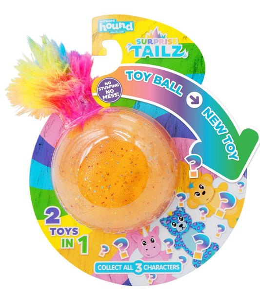 Outwasrd Hound Surprise Tailz 2-in-1 Ball + Plush Toy
