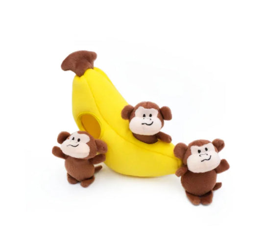 Zippy Paws Zippy Burrow - Monkey N Banana