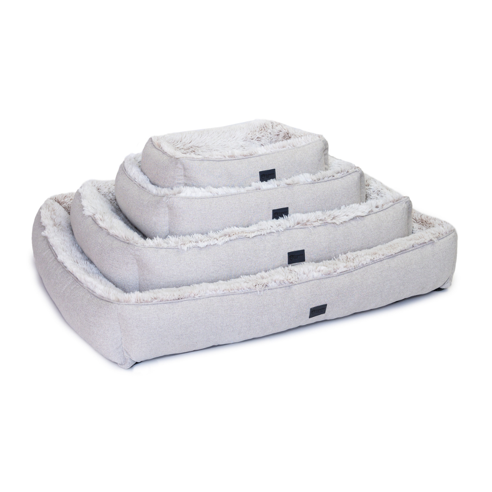 Superior Pets Orthopedic Dog Lounger Aspen Faux Fur