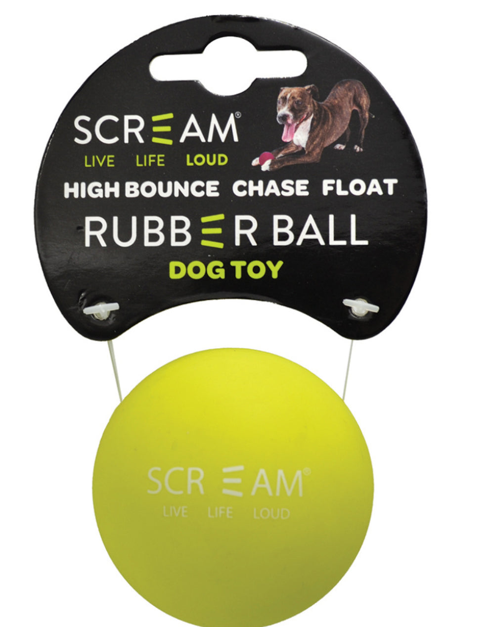 Scream Rubber Ball