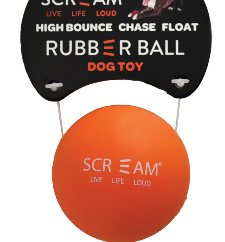 Scream Rubber Ball