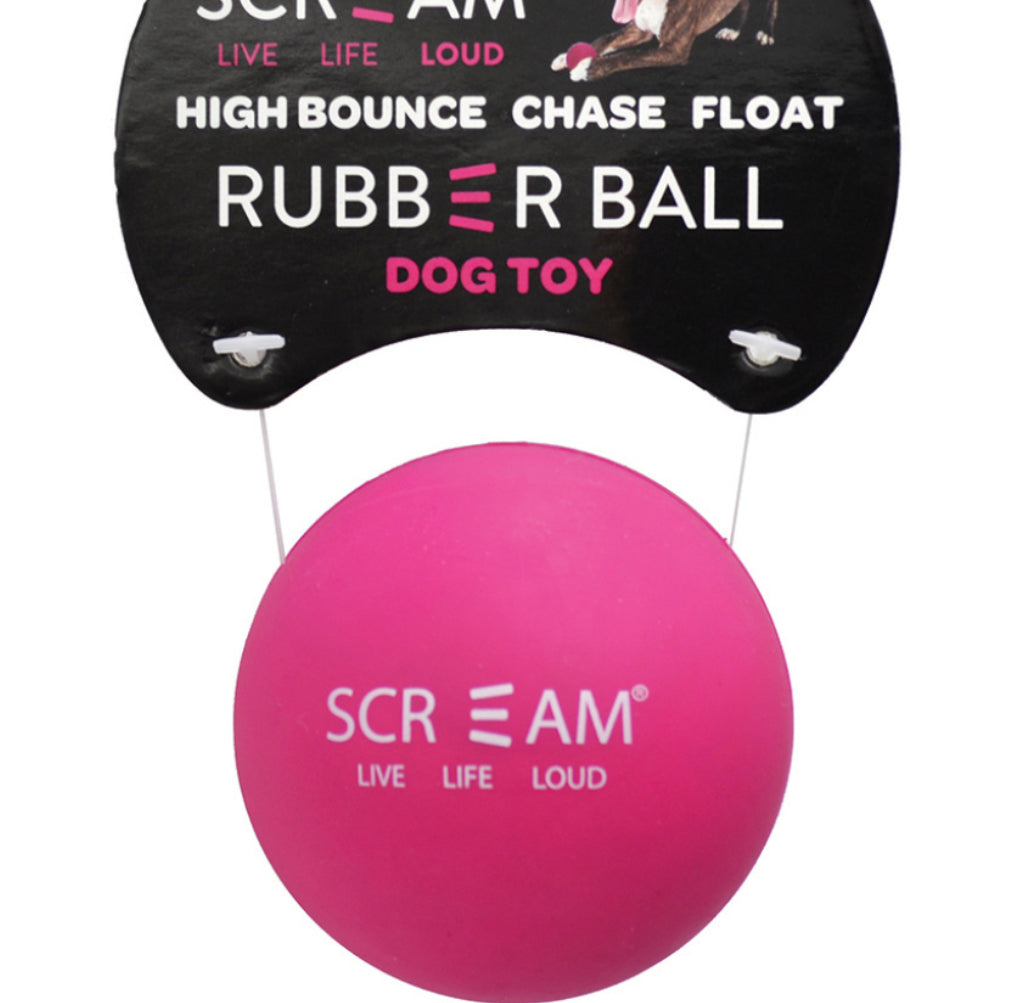 Scream Rubber Ball