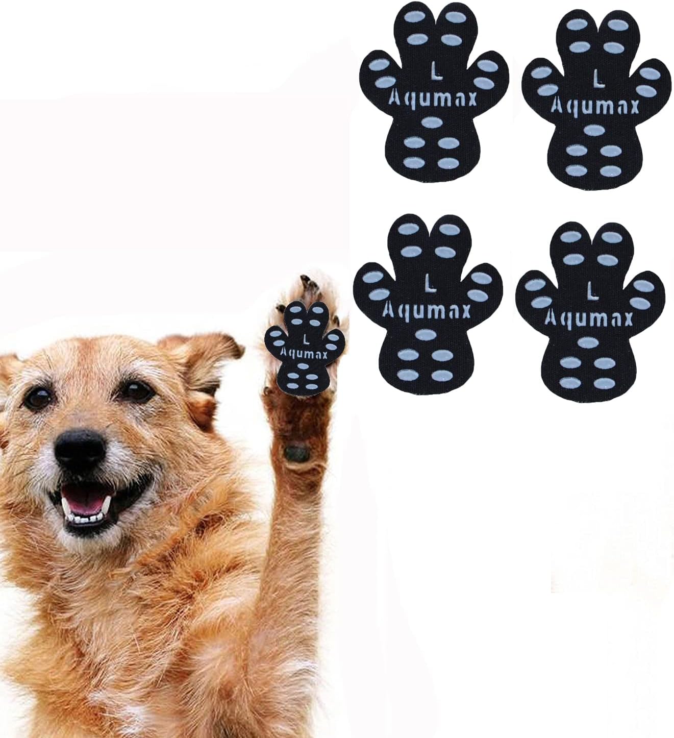 Paw Protector Stick on Grip Pads Black