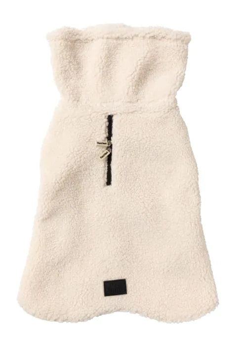 FuzzYard The Cosy Snood Coat EGGSHELL