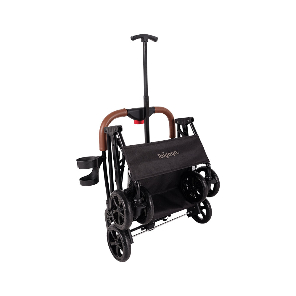 Ibiyaya Travois Tri Fold Pet Travel System - Nimbus Gray