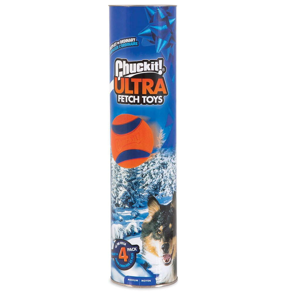 Chuckit! Canister Ultra Balls Medium 4pk