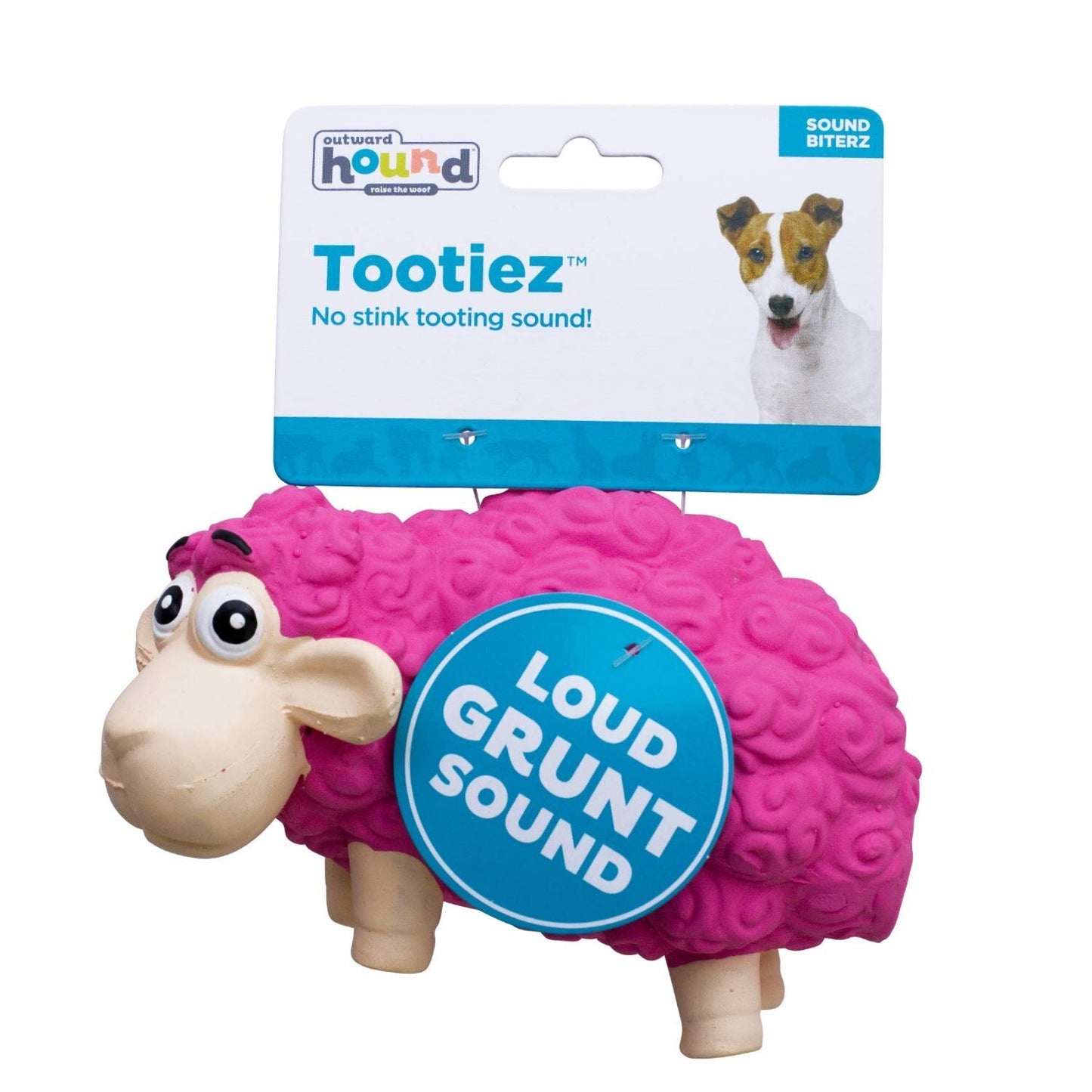 Outward Hound Tootiez Grunter Sheep Pink