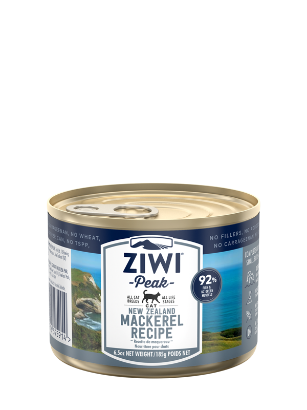 Ziwi Peak Canned Cat Food Mackerel 185gr
