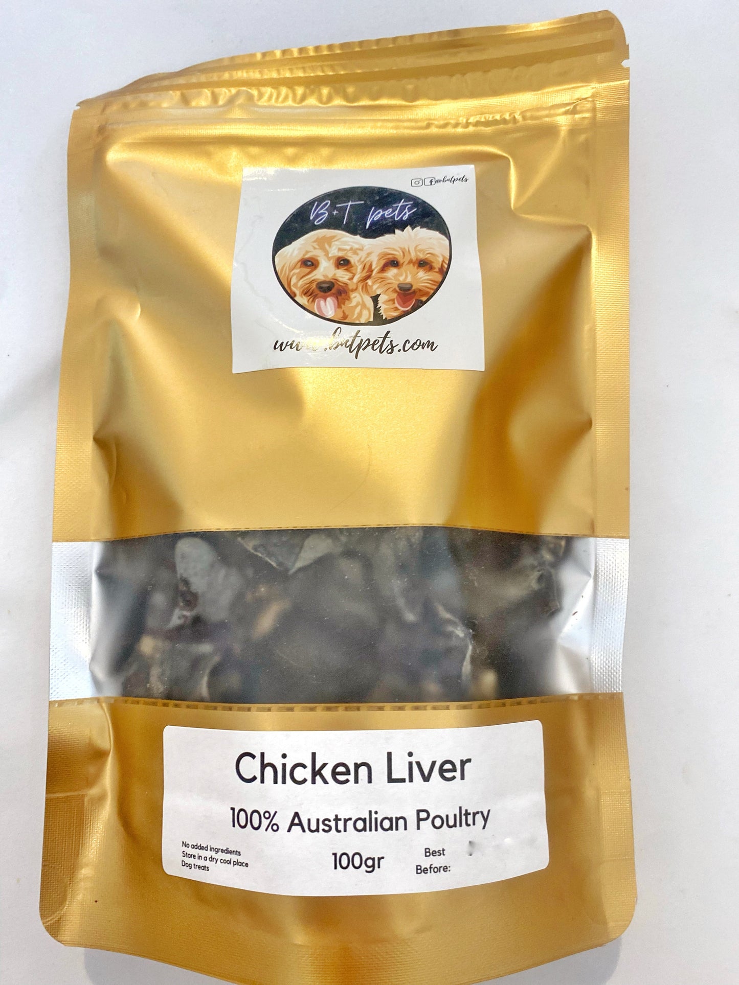 B+T Pets Chicken Liver