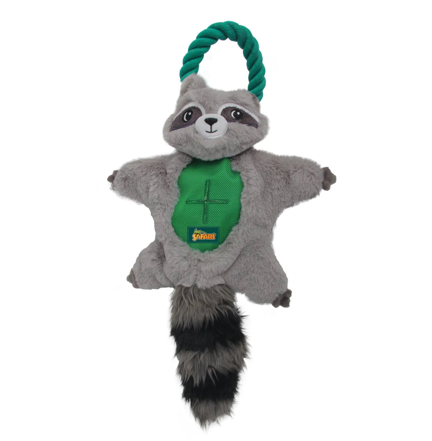 AFP Safari Raccoon Dog Toy with Rope