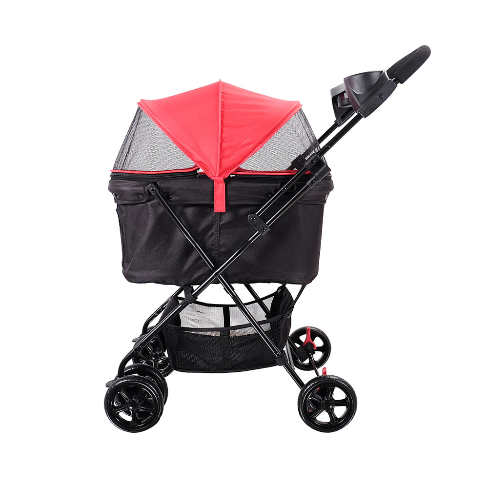 Ibiyaya Easy Strolling Pet Buggy - Rouge Red