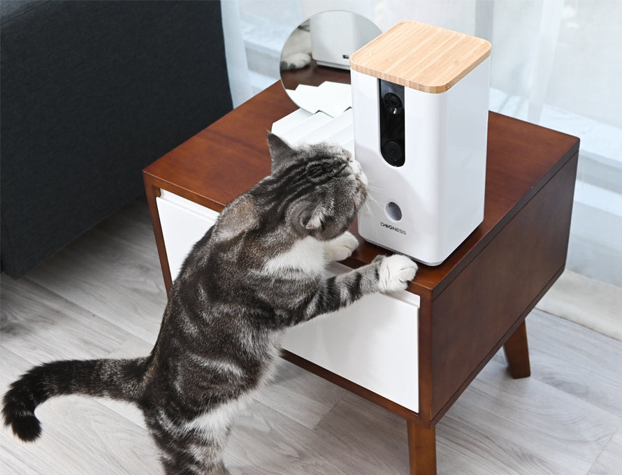 Dogness Smart Camera Treater - White