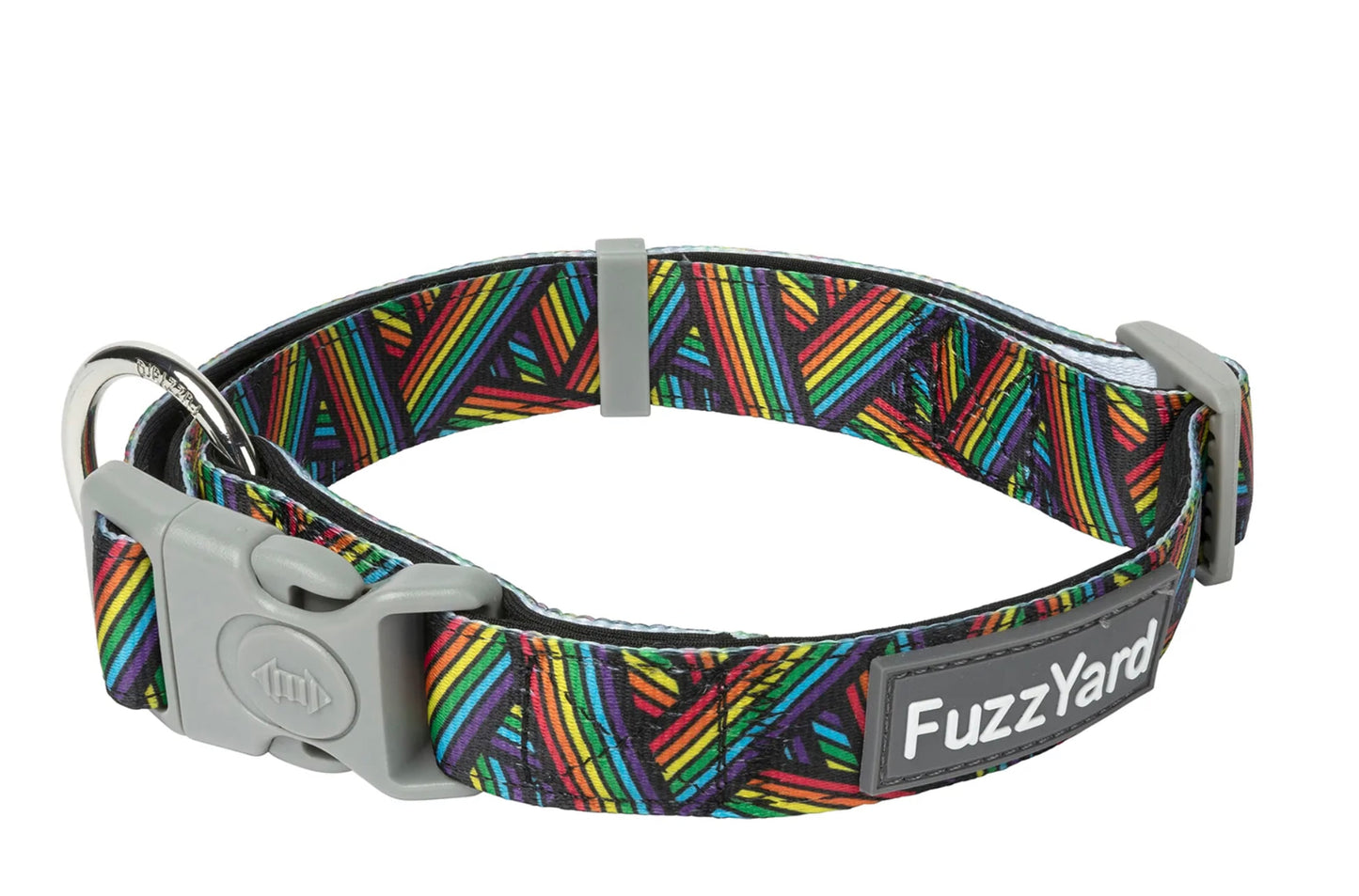 Fuzzyard Dog Collar - Rainbow Northcote