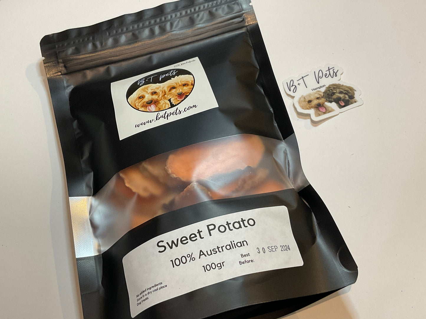 Dehydrated Australian Single Ingredient Sweet Potato 100gr