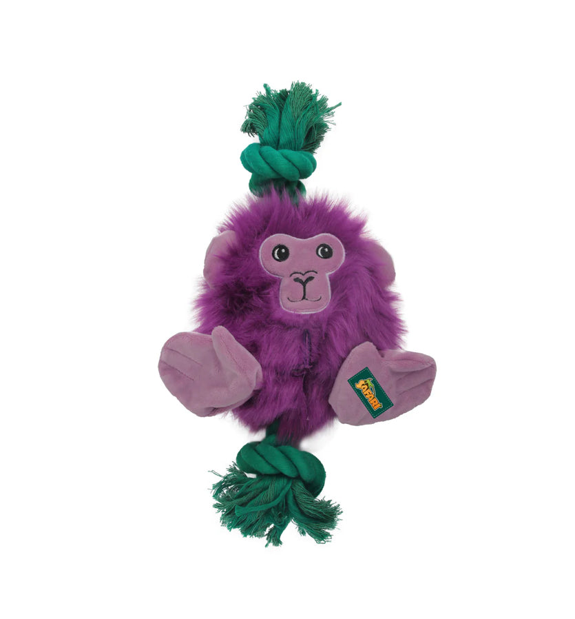 AFP Safari Big Foot Dog Toy - Monkey