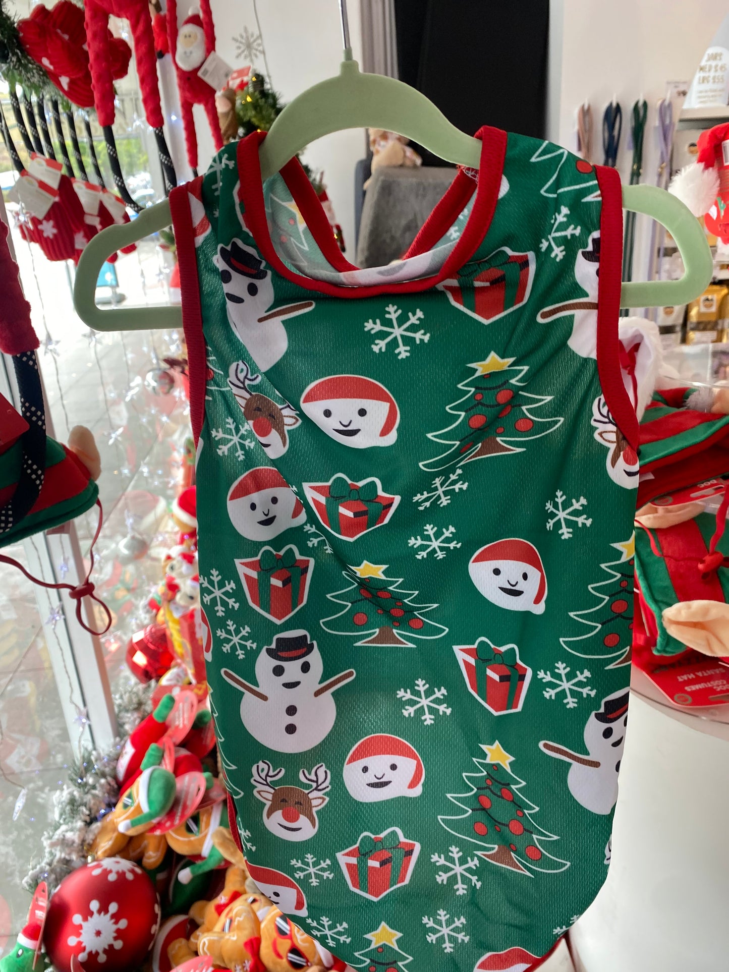 Christmas Tee Green Snowman