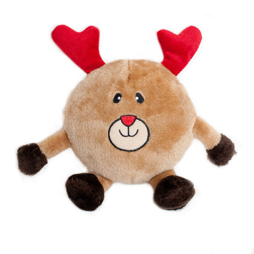 Zippy Paws Holiday Brainey Reindeer