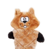 Zippy Paws Jigglerz No Stuffing Chipmunk Dog Toy