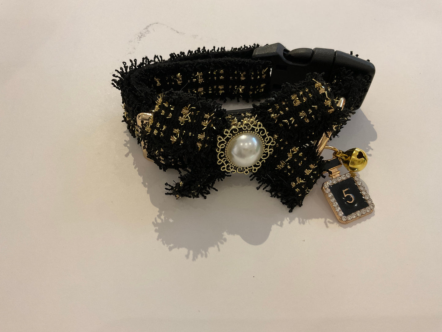 Collar Black + Gold Tweed