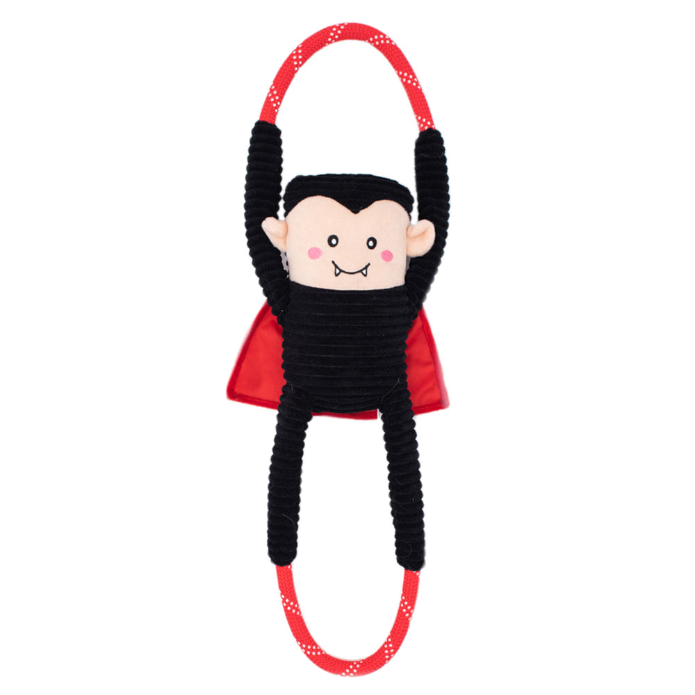 Zippy Paws Halloween RopeTugz Dracula