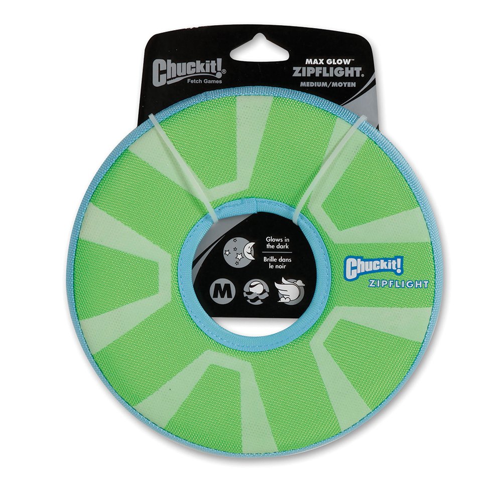 Chuckit! Zipflight Max Glow Medium Green