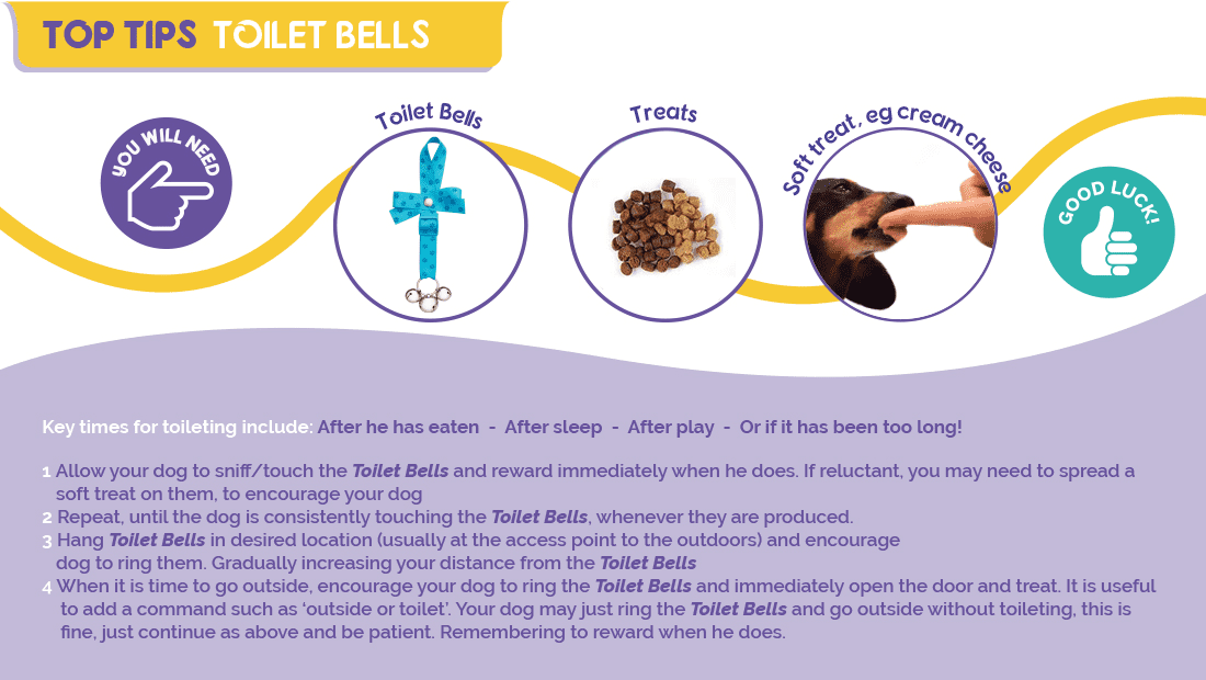 Company Of Animals Toilet Training Bells