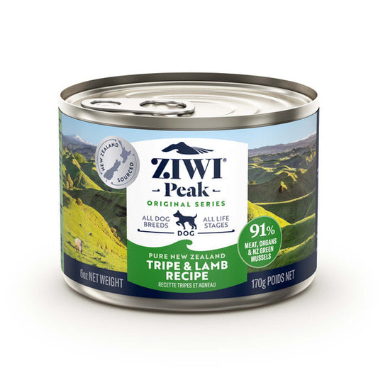 Ziwi Peak Canned Dog Food Tripe + Lamb