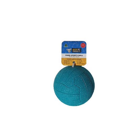 Aussie Pet Products Sports Food Ball 13.5cm Assorted Colours