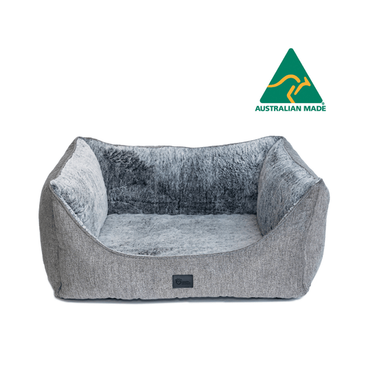 Superior Pets High Side Hideout Ortho Dog Bed Artic Faux Fur