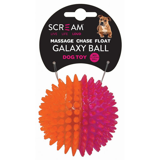 Scream Galaxy Ball Loud Pink/Orange Medium 8.4cm