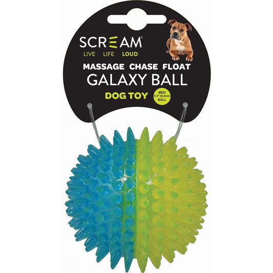 Scream Galaxy Ball Loud Green/Blue Medium 8.4cm