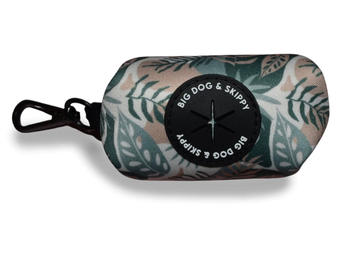Big Dog & Skippy Neoprene Poop Bag Holder Plants Please