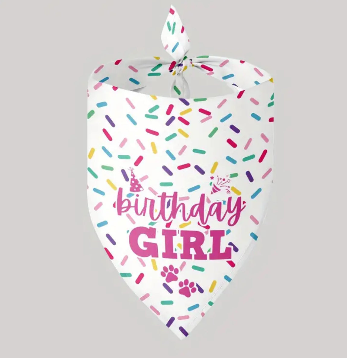 Birthday Girl Sprinkle Bandana