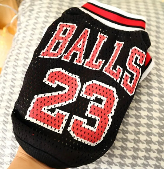 B+T Pets Fashion - Bball Balls 23 BLACK