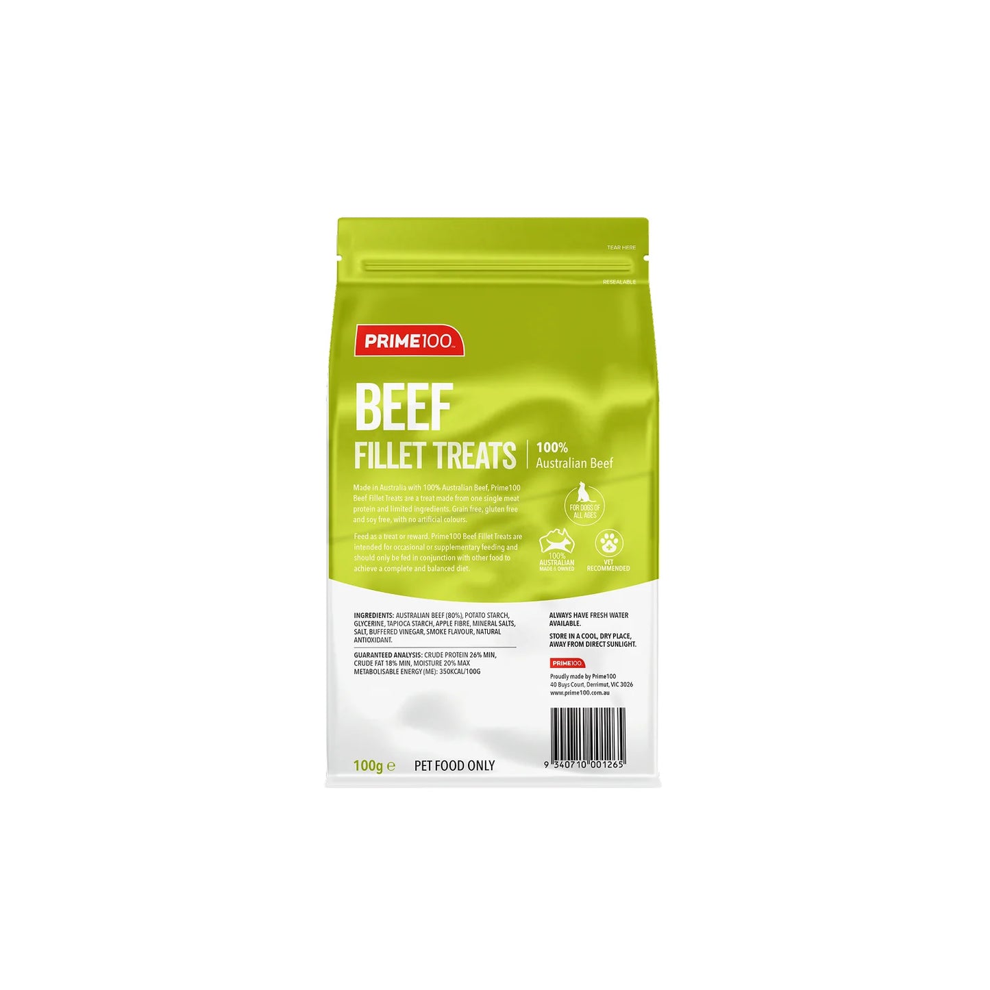Prime 100 Beef Fillet Treats