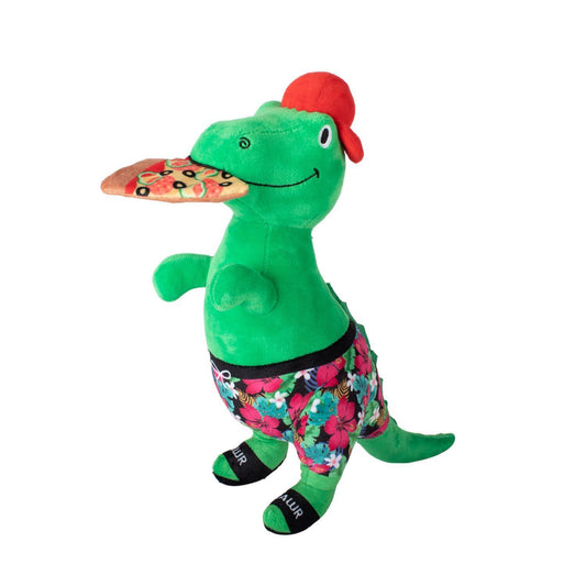 Fringe Studio Pizzasaurus Rex Plush Dog Toy