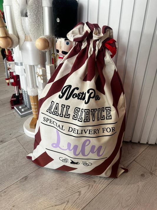 Santa Sack Personalised - Christmas