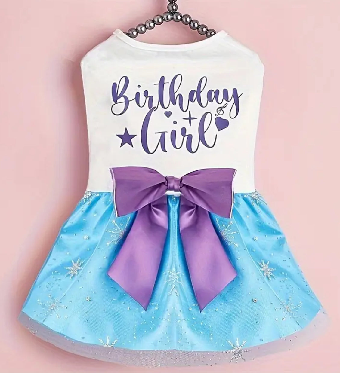 Birthday Girl Dress Blue