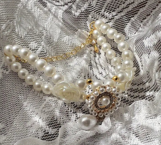 Flower Pearl Necklace