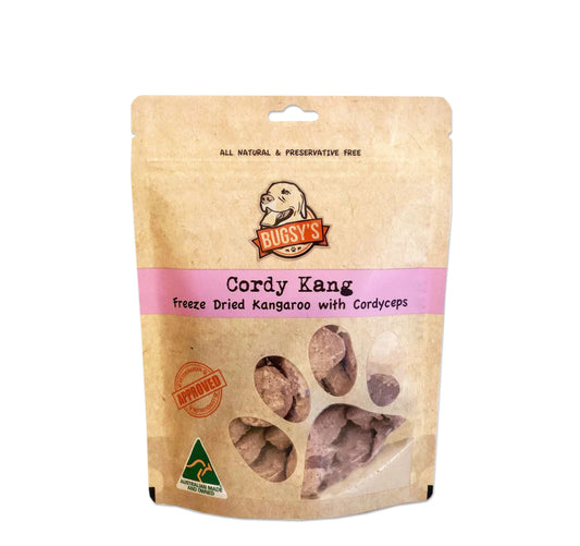 Bugsy Cordy Kang Freeze Dried Kangaroo + Cordyceps
