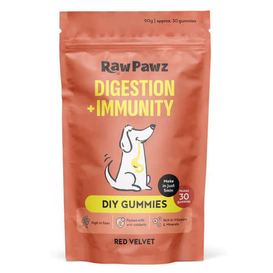 Raw Pawz DIY Gummies - Digestion + Immunity Red Velvet