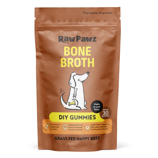 Raw Pawz DIY Gummies - Bone Broth Grass Fed Happy Beef