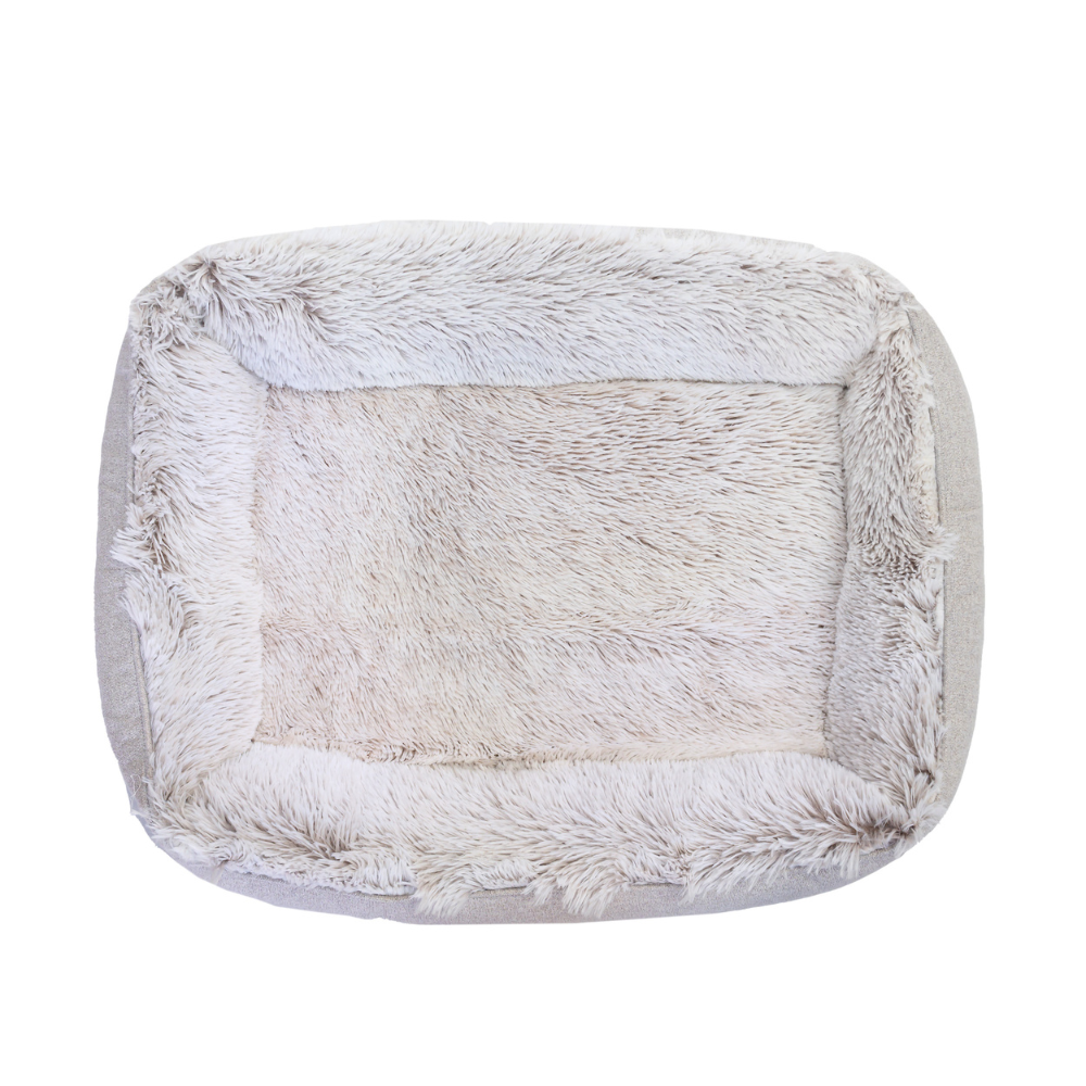 Superior Pets Orthopedic Dog Lounger Aspen Faux Fur