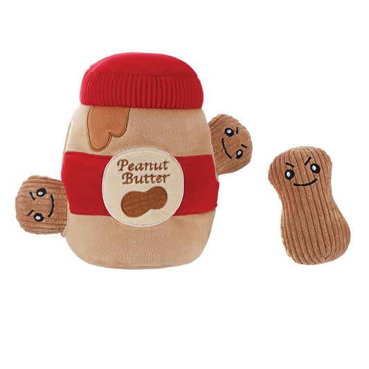 HugSmart Puzzle Hunter Food Party Peanut Butter Jar