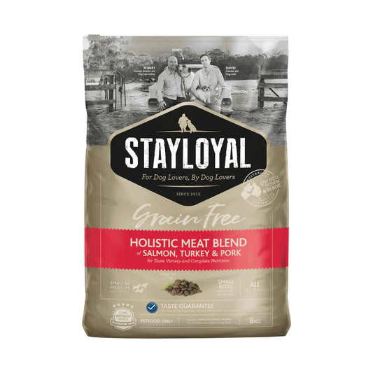 Stay Loyal Dog Premium Salmon, Turkey + Pork Grain Free 3kg