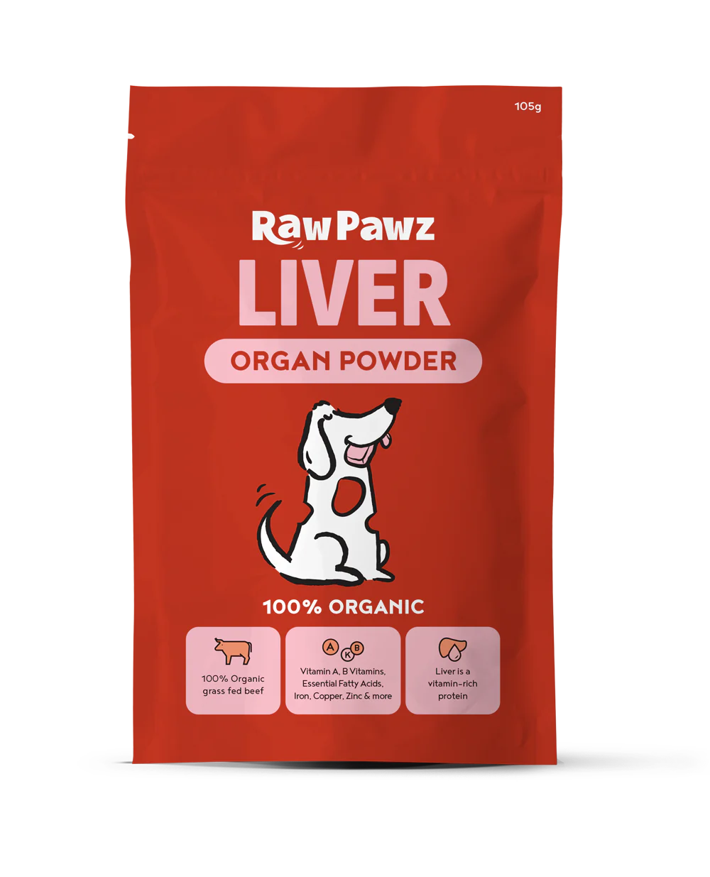 Raw Pawz Organic Liver Organ Powder