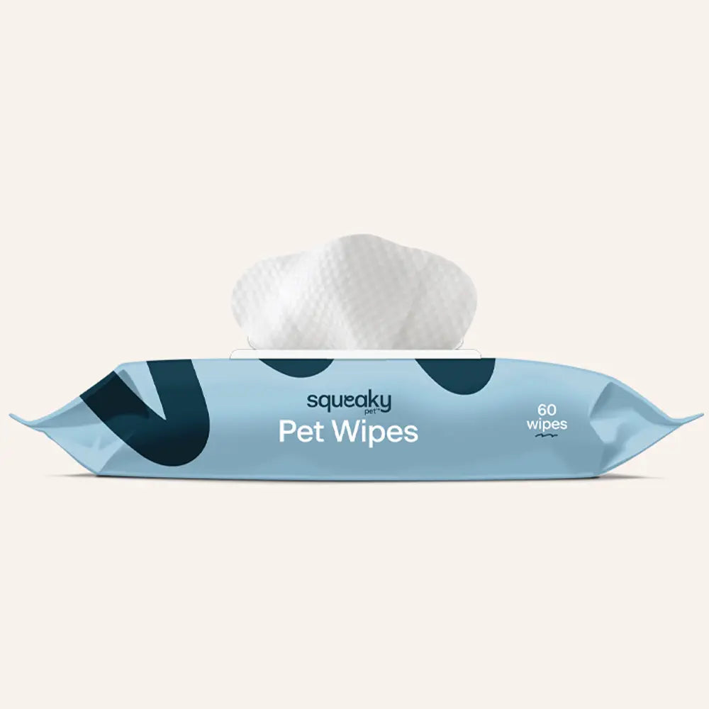 Squeaky Pet Probiotic Pet Wipes Fresh + Zesty 60pck