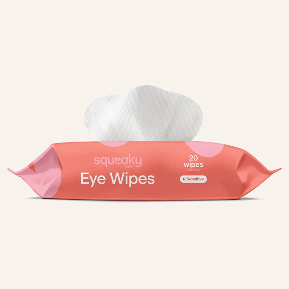 Squeaky Pet Probiotic Eye Wipes Fragrance Free 20pck