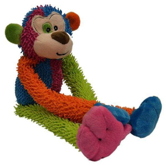 Multi Coloured 43cm Soft Plush Crew Monkey Toy for Dogs & Puppies by Scream